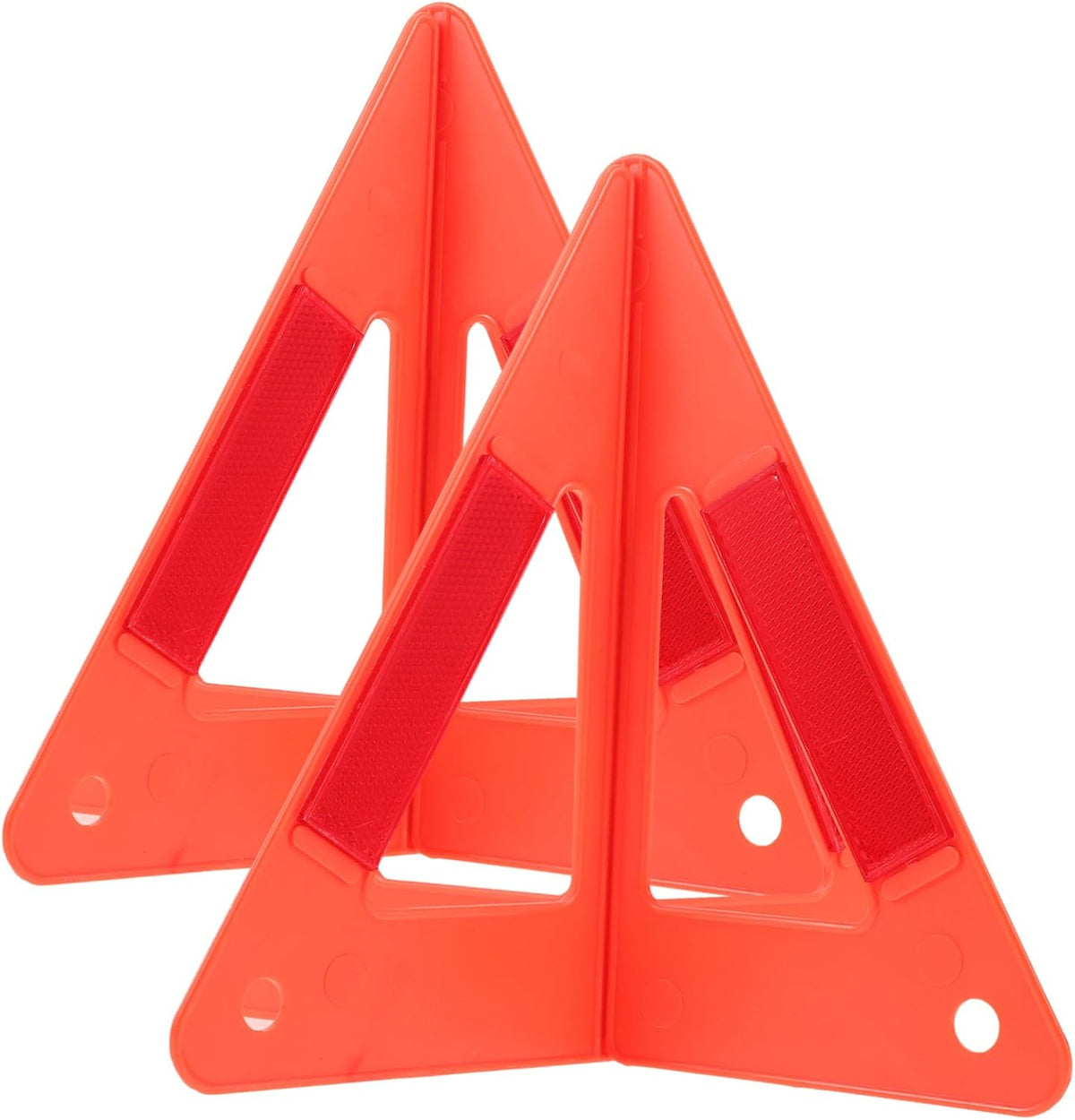 FAVOMOTO 2sets Reflective Emergency Triangles Roadside Car Safety Warning Tool for Vehicle Assistance and Visibility