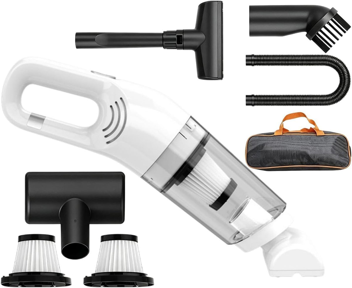 Cordless Vacuum for Dorm | 12000Pa Handheld Dust Suction with HEPA Filter