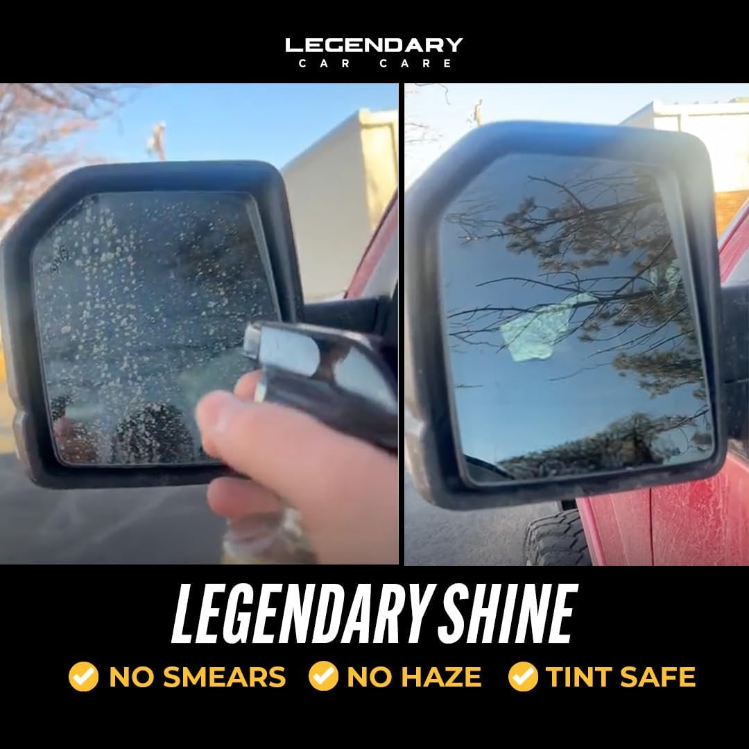 Legendary Car Care Bundle - Glass Cleaner 16oz & Tar & Sap Remover 16oz
