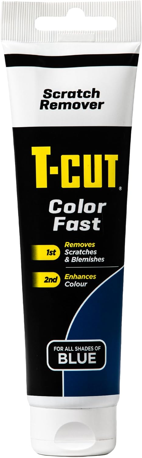 T-Cut Color Fast Scratch Remover & Paint Restorer, Blue - Repairs Swirls & Scratches, Removes Oxidation, Restores Color & Enhances Shine, 5.3 oz