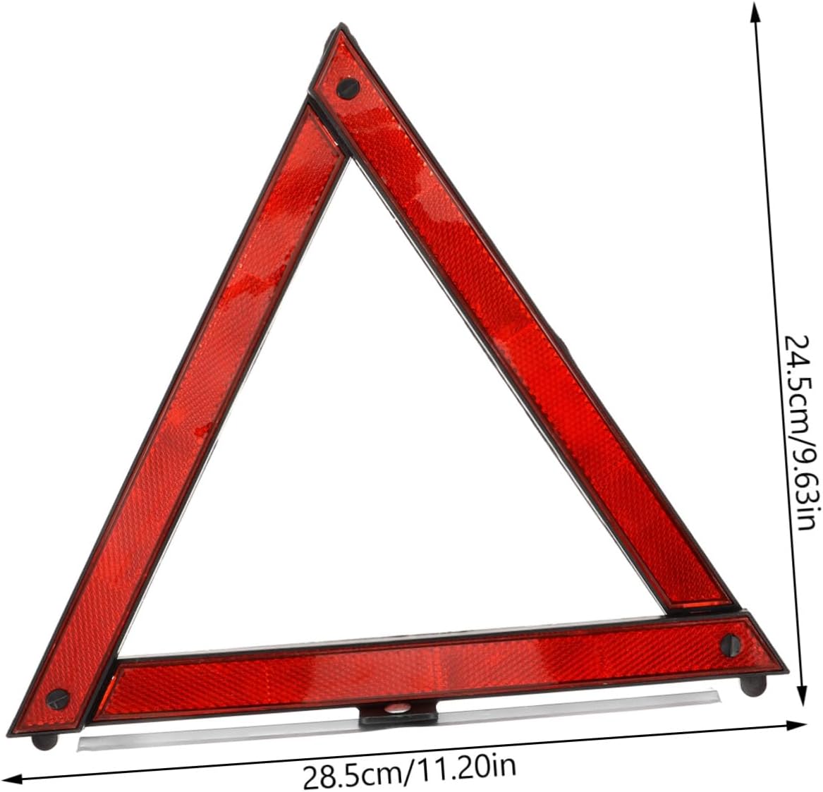 3pcs Reflective Road Emergency Triangles Portable ABS Safety Signs