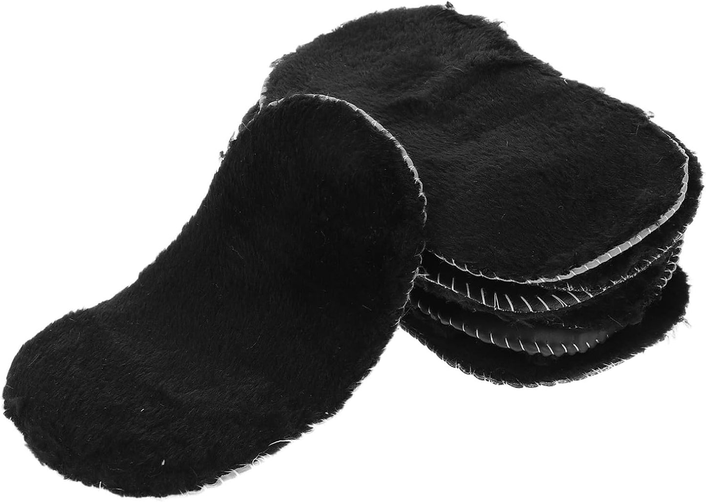 Garneck 8pcs Leather Sofa Care Gloves and Furniture Cleaning Brushes Set, Soft Fabric Polishing Mitts for Leather Sofa Maintenance and Car Interior Detailing Random Color
