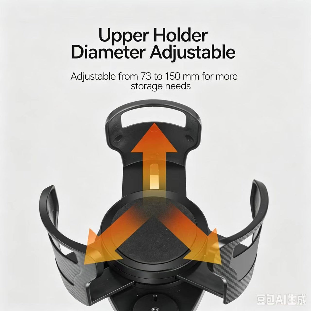 Car Cup Holder Expander for KIA NIRO Plug-in Hybrid 2022-2025
