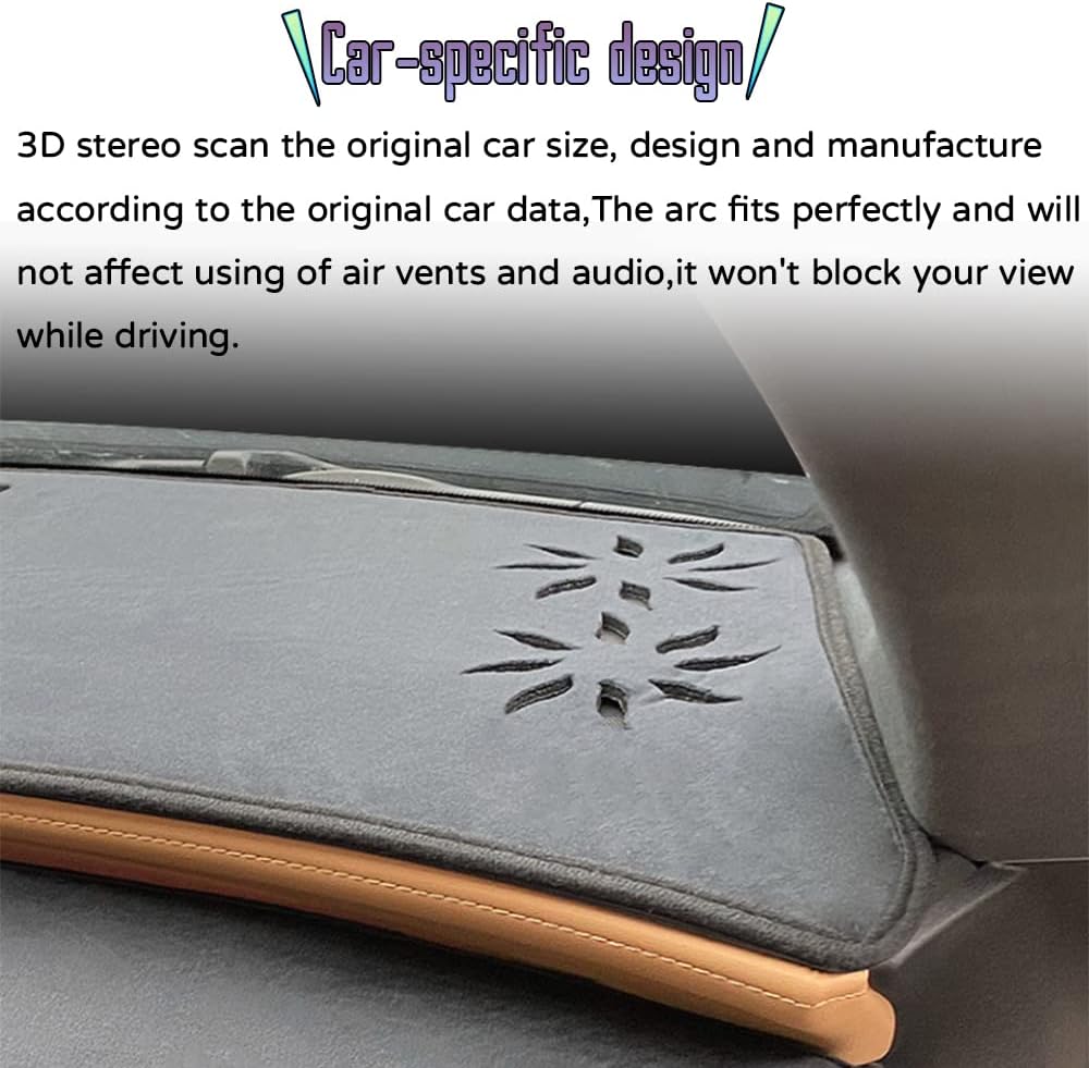 Flannel Dashboard Mat for Lexus RX 350/350h/450h+/500h 2023,No HUD