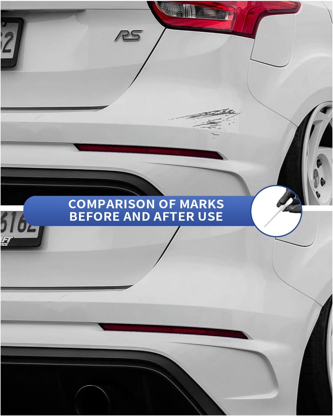 RR Ruby Red Metallic Tricoat Touch Up Paint Compatible with Ford Exact Match–Chips and Nicks Touch Up