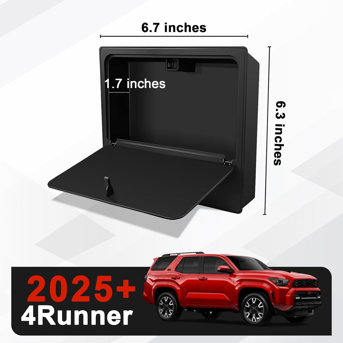 Muslogy Center Console Hidden Storage Box for 2025 2026 Toyota 4Runner