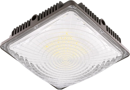 120W LED Canopy Light for Gas Station Light, 18000lm 0-10V Dimmable 5000K LED Canopy Lights, IP65 Waterproof Commercial Canopy Lights for Outdoor Garage Warehouse Shop Carpor UL Listed, 1 Pack