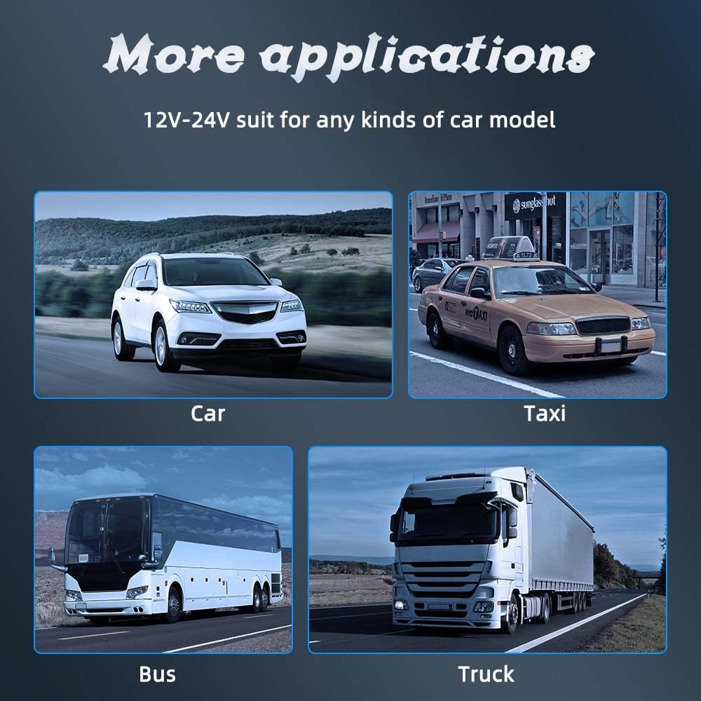 Portable Car Radio Compatible with Carplay and Android Auto 7 Inch IPS Touchscreen Car Stereo Bluetooth Hands-Free/Mirror Link, FM Transmitter, with Backup Camera