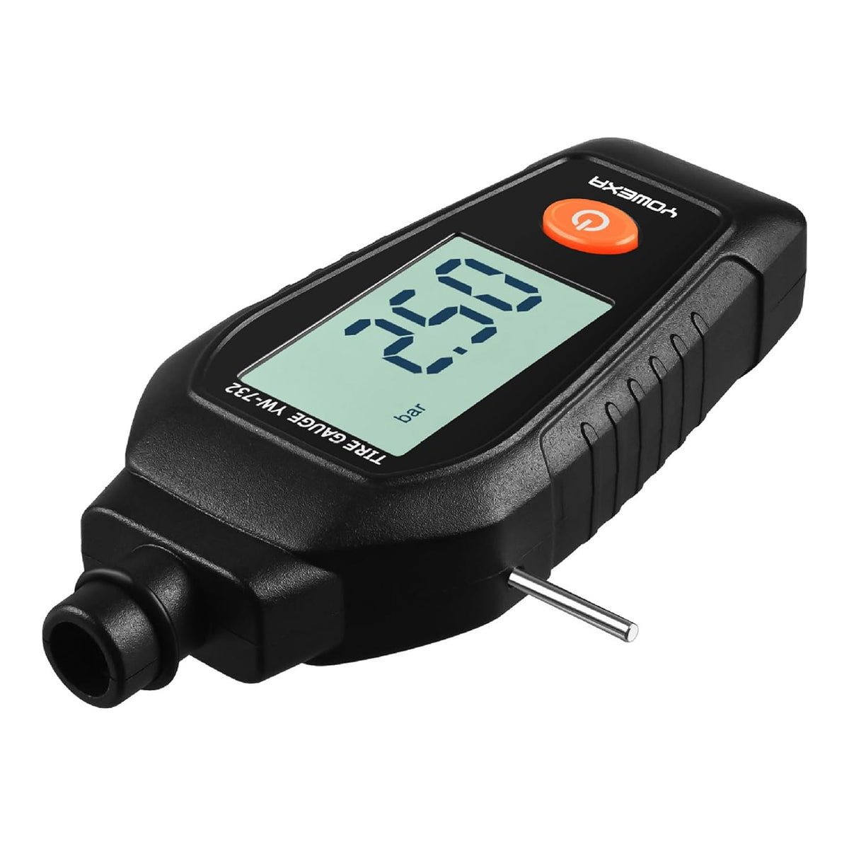 Digital Tire Pressure Gauge with LCD Display Tire Treads Depth & Pressure Meter Easy to Use for Car Motorcycle & Bike