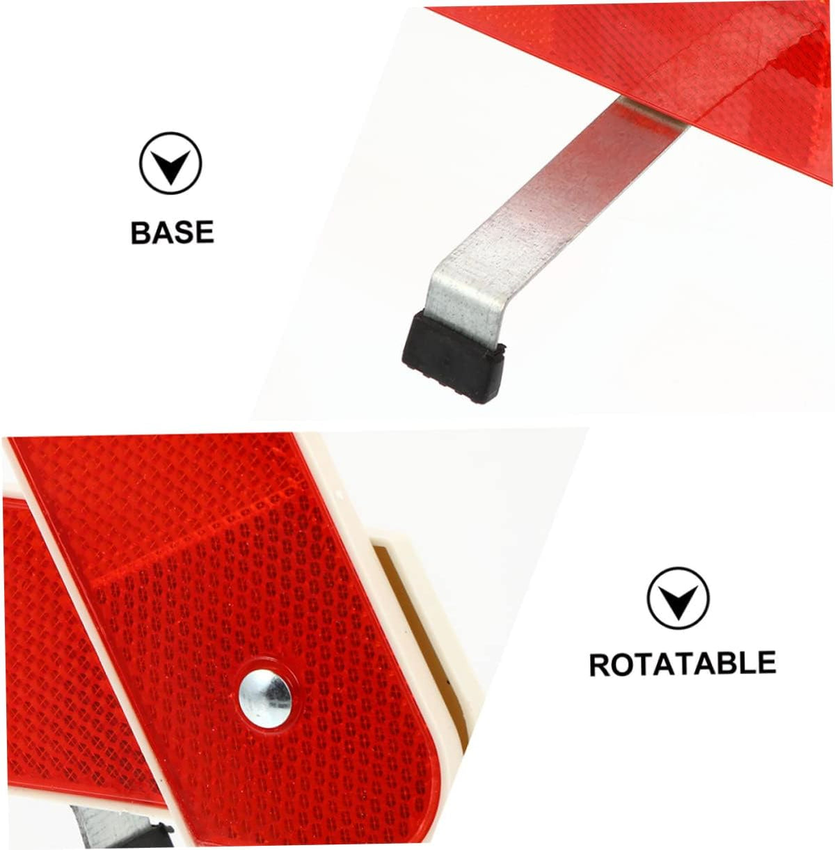 Foldable Reflective Warning Triangle Safety Sign for Car Road Use