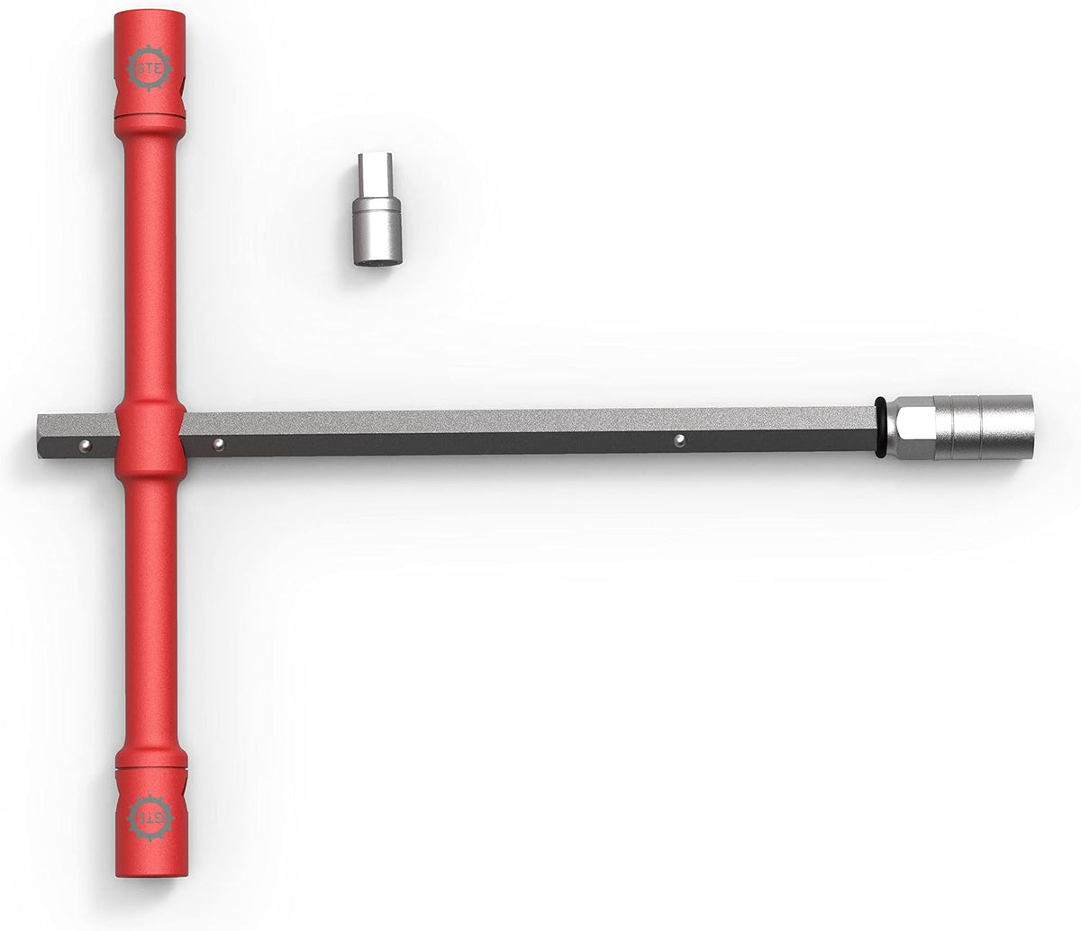 GTE TOOLS - LugStrong 26" Universal Compact Lug Wrench Set, Super-Strong Tire Iron & Lug Nut Remover - 2x more torque! Never Get Stuck on the road again!