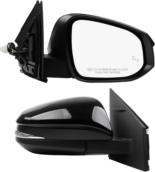 Dasbecan Right Passenger Side Mirror Compatible with Toyota RAV4 2015-2018