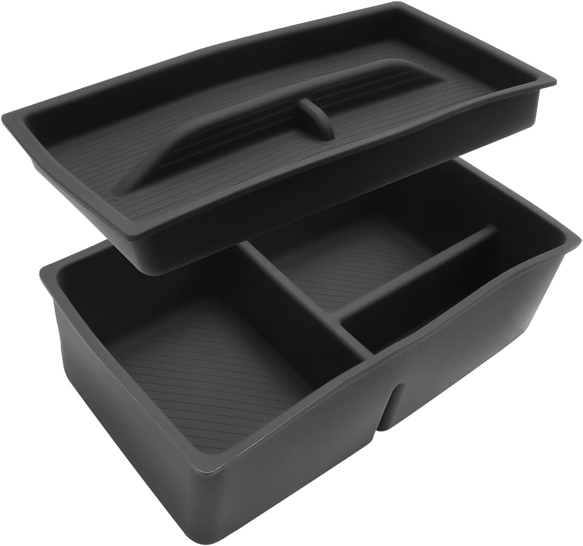 CDEFG Dual-Layer for 2023-2026 Lexus RX 350 Center Console Organizer Tray- RX 5nd Generation Fits All Models Accessories Silicone Armrest Storage Middle Console Insert