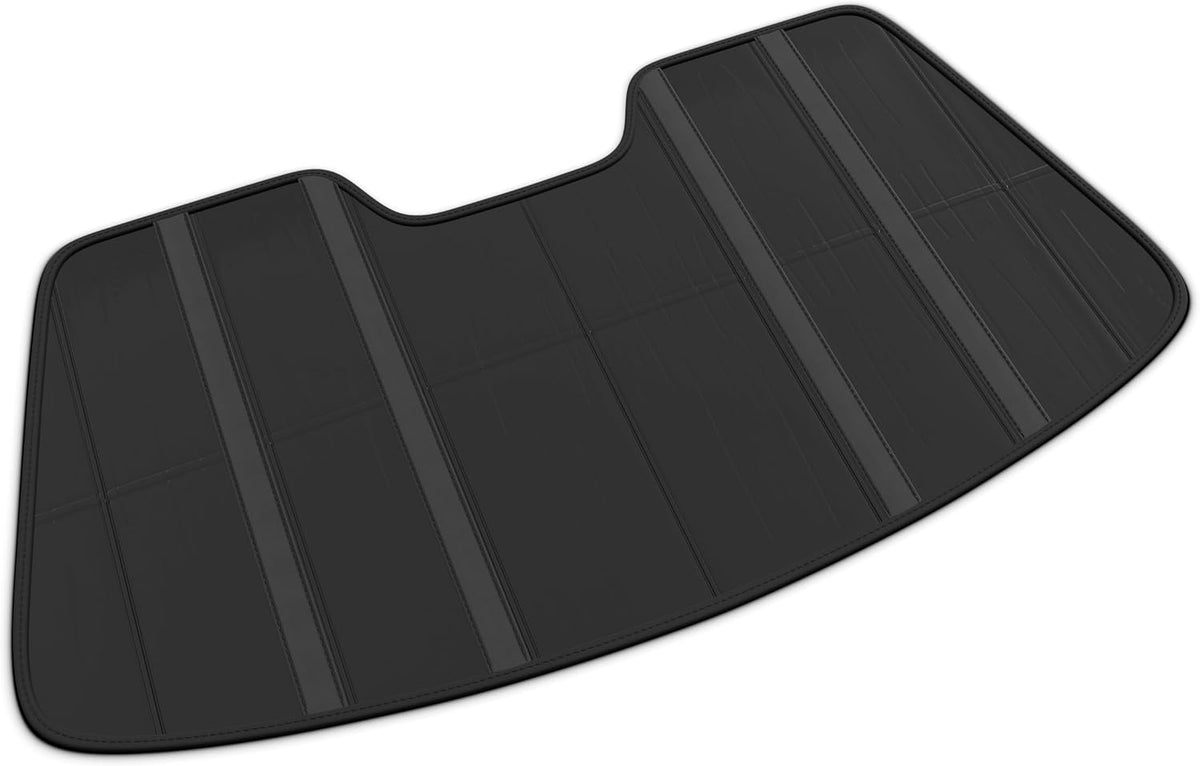 Autotech Park Foldable Sunshade Compatible with 2020-2025 Tesla Model Y and 2026 Model Y Juniper, Sunshade with Metal Reinforced Structure, Maintain Cool Interior and Save Space