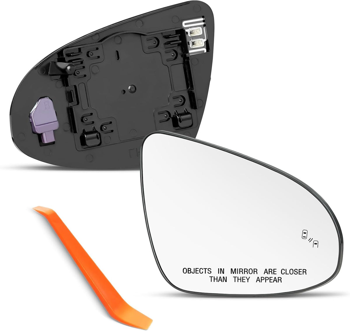 For 2012-2017 Toyota Camry Passenger Side Mirror with Blind Spot