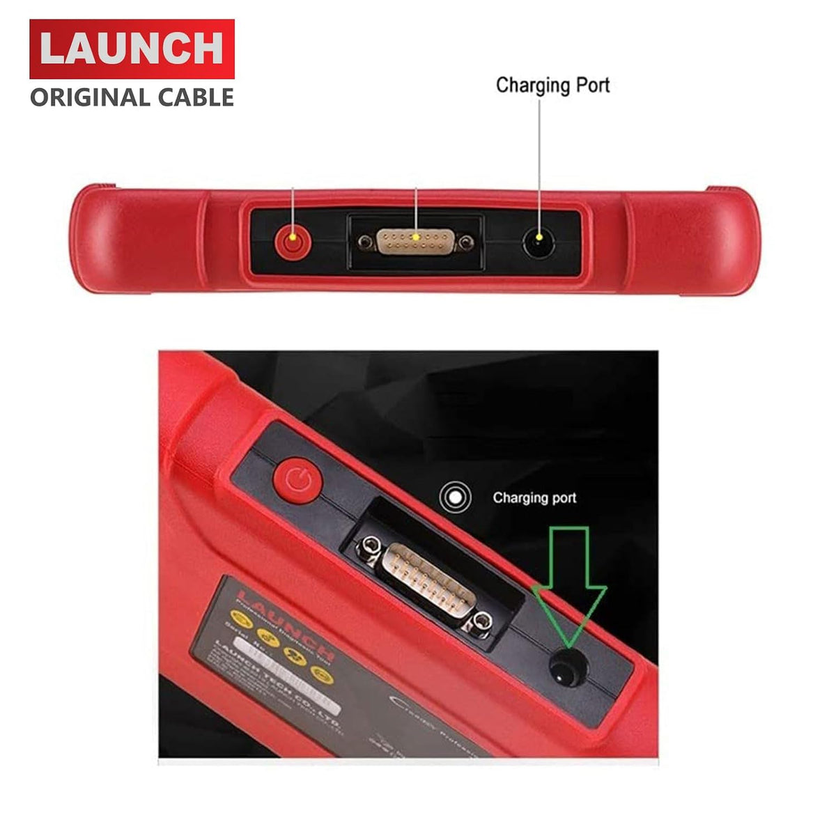 LAUNCH Original USB Charging Cable Replacement X-431 CRP123i, CRP123e, CRP123x, CRP129i, CRP129e, CRP129x, CRP909E, CRP909X OBD2 Scanner 5V DC