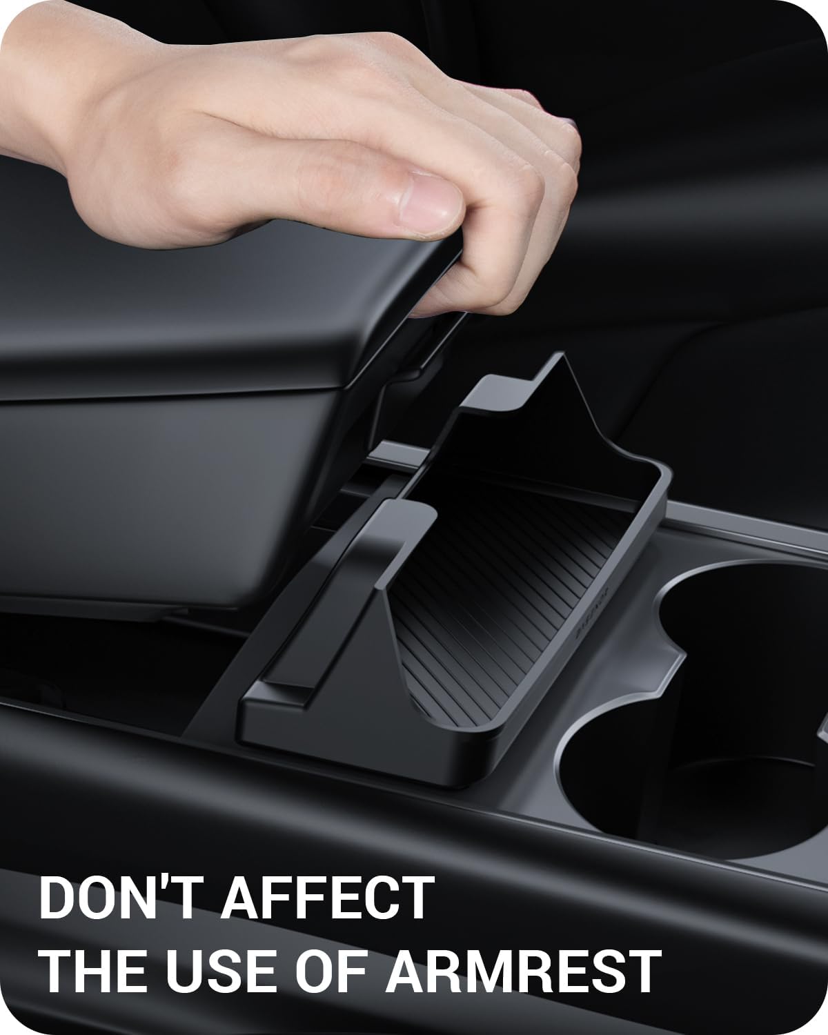BASENOR Center Console Sunglasses Holder for Tesla Model Y Model 3