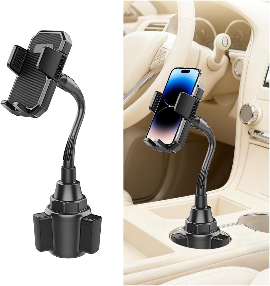 360° Rotatable Long-Neck Cup Holder Phone Mount, Style X905