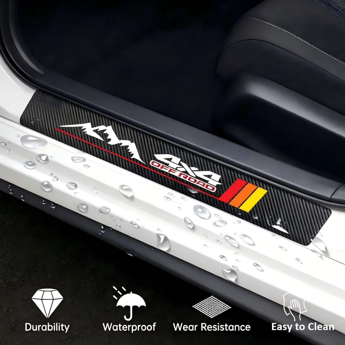 4PCS Car Door Edge Guards, Scratch Protector for All Vehicles