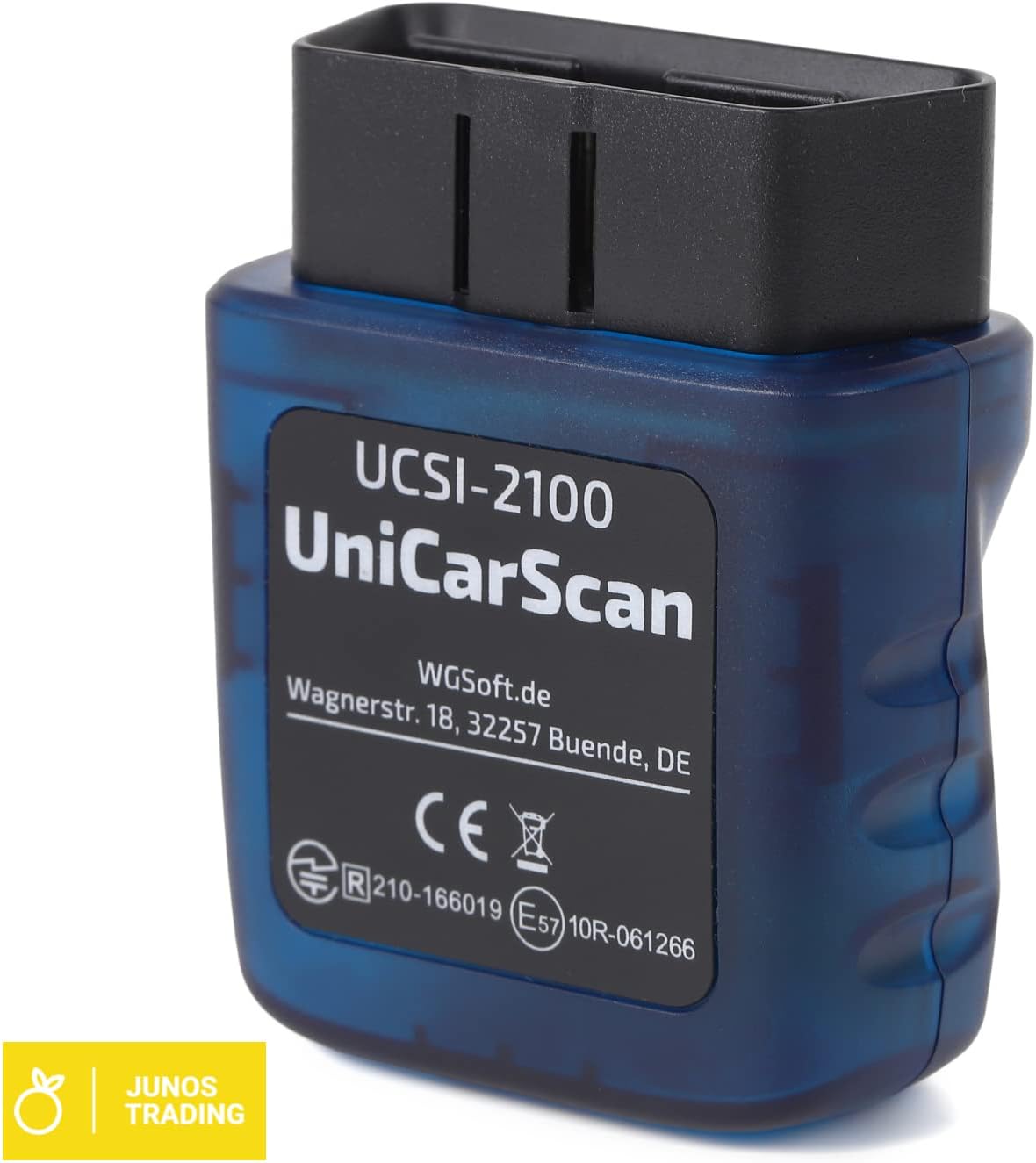 UniCarScan UCSI-2100 OBD2 Bluetooth 4.0 Scanner for BimmerCode & MotoScan, Works with iOS, Android & Windows