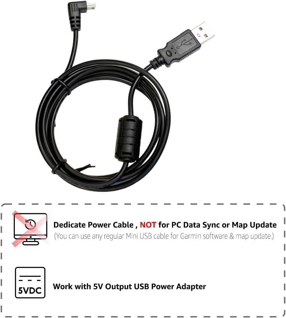EDOTech 6 Ft Mini USB Car Charger Power Cord