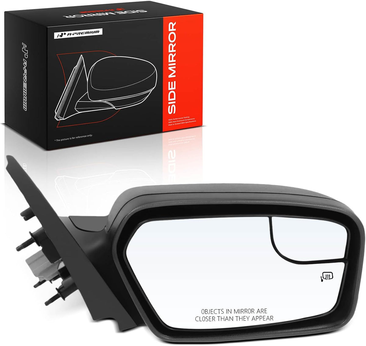 A-Premium Passenger Side Power Door Mirror Compatible with Ford, Mercury