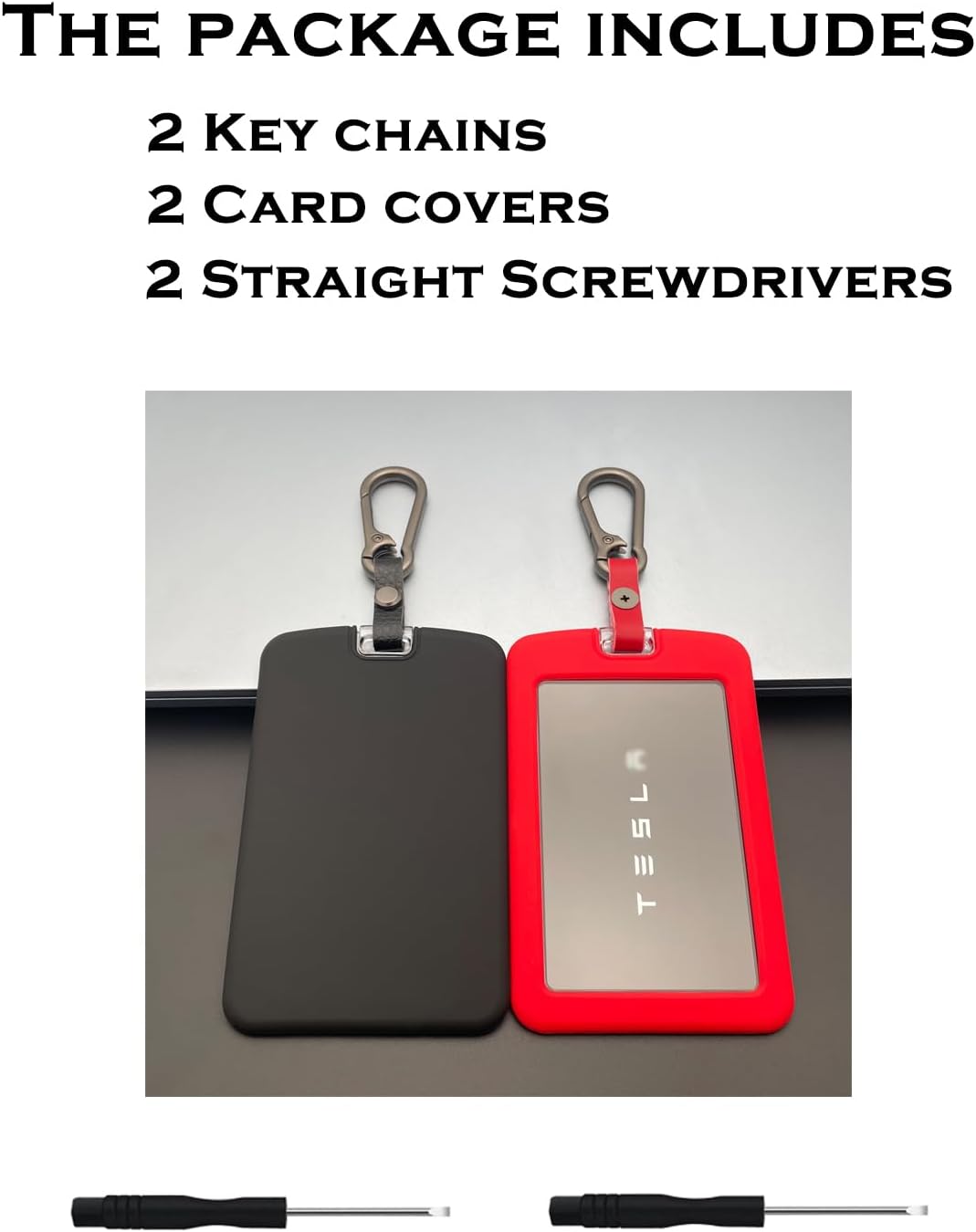Key Card Holder Case for Tesla Model Y Model 3 Cybertruck and Rivian