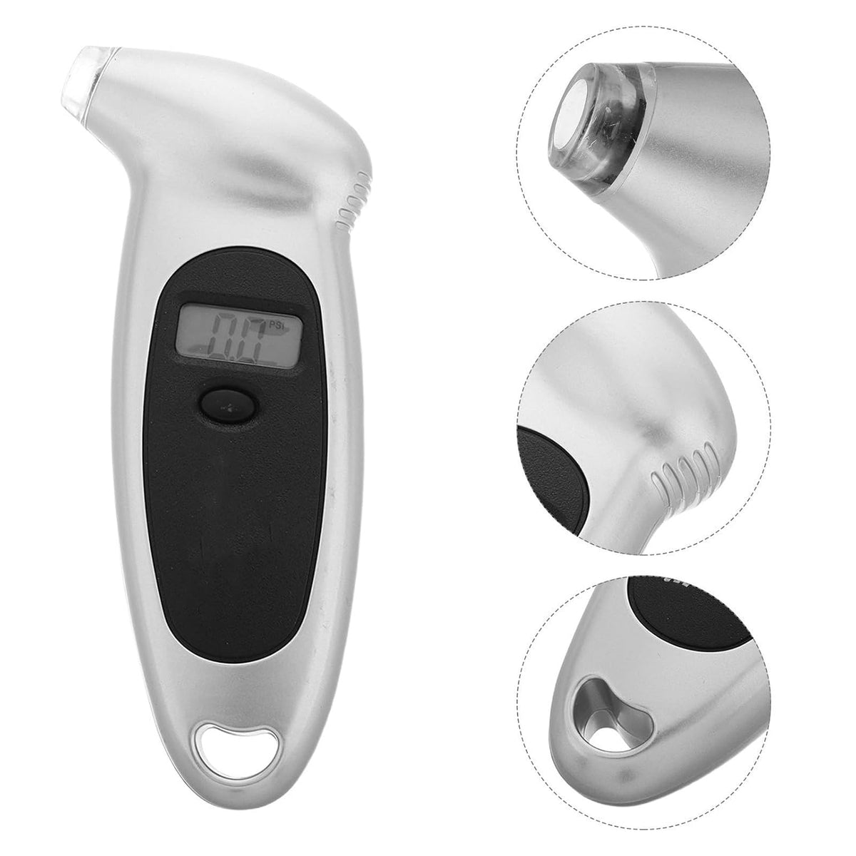 Generic Digital Tire Pressure Gauge with LCD Display Portable Car Tire Air Tester for Cars Convenient Plastic Body for On-the-go Driving