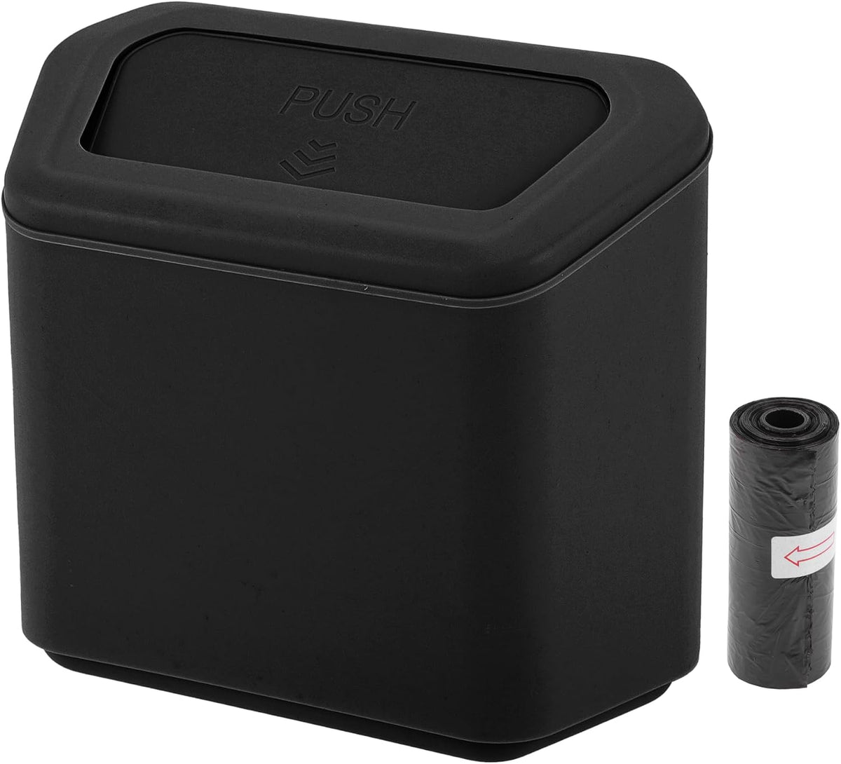 Car Trash Can Car Door 6.3" Length 2.8" Width 5.5" Height Auto Trash Bin Plastic Yellow Hanging