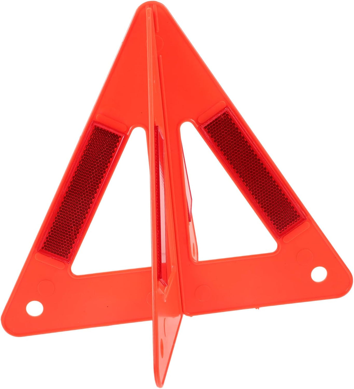 Red Plastic Reflective Triangle Warning Sign for Car Emergency Safety