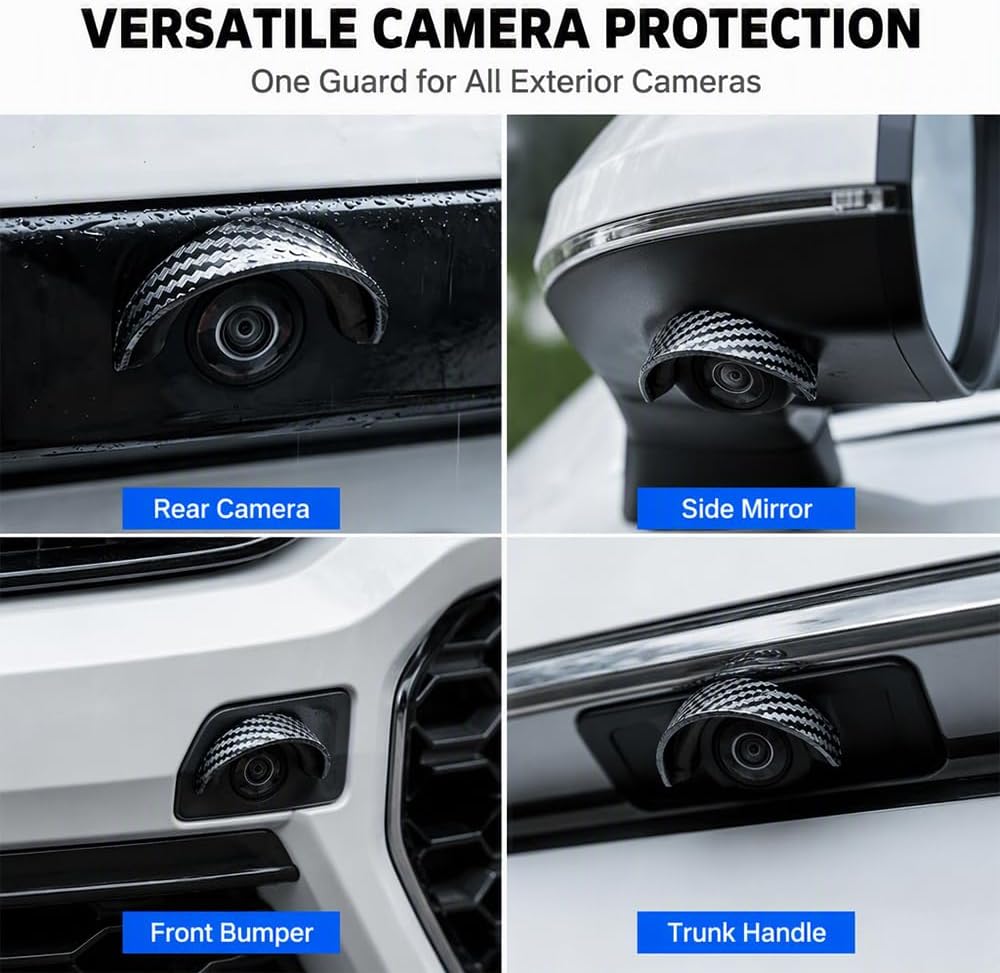2026 New Waterproof Rear View Camera Rain Shield Cover, 8pcs