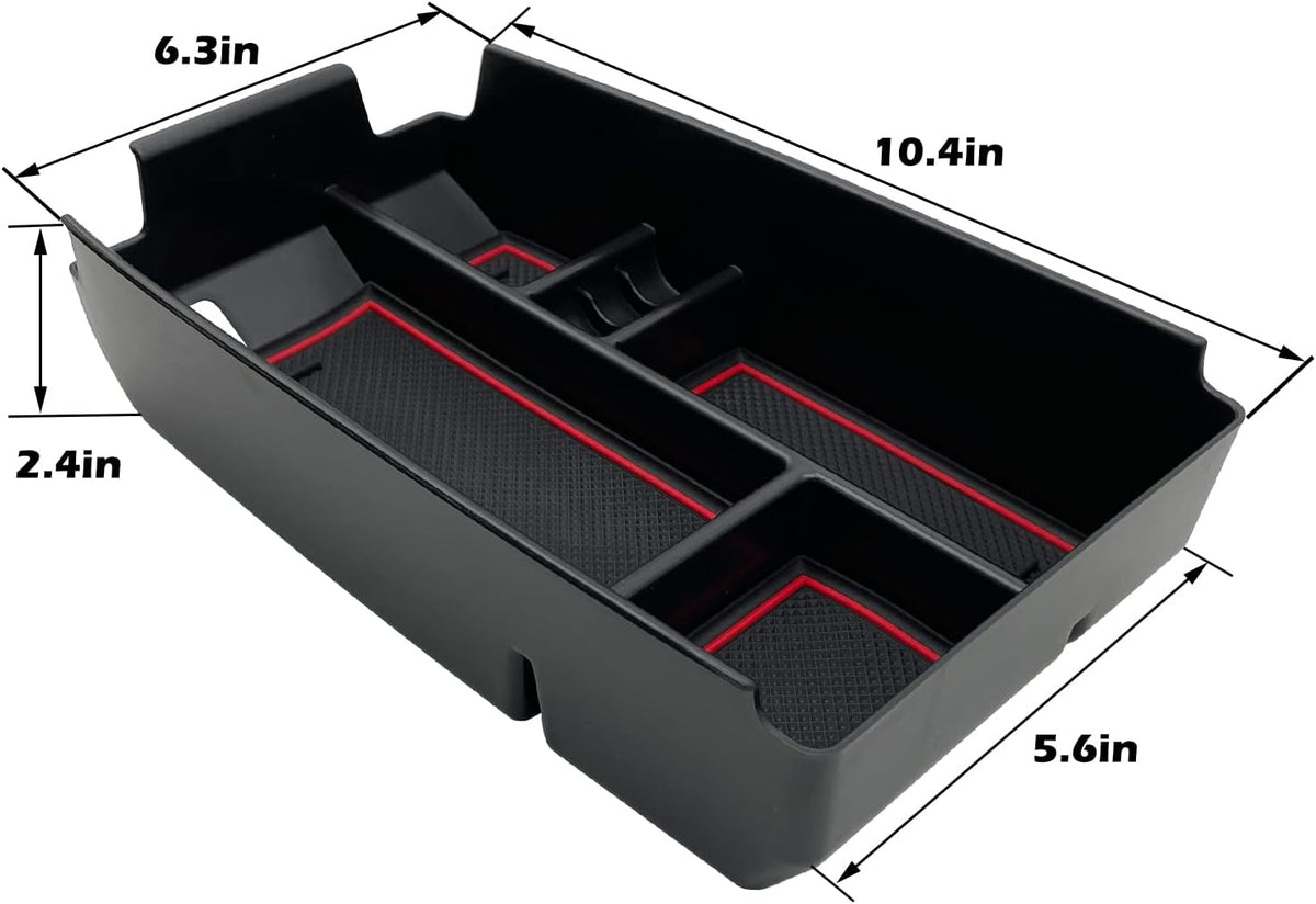 Compatible with Ford Escape 2020 2021 2022 2023 2024 2025 2026, Bronco Sport 2021-2023 2024 2025 2026 Accessories Center Console Tray Organizer, Armrest Secondary Storage Box