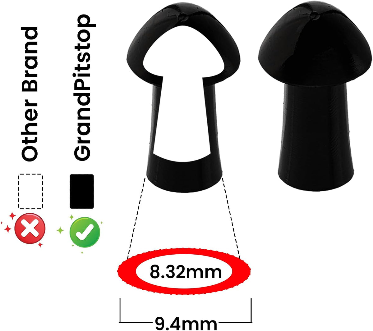 GRAND PITSTOP 21 Pcs Tubeless Tire Plugger Repair Kit with Multi-funcional Plier for Punctures and Flats on Cars, Motorcycles, ATV, RV, SUV, Trailer, Trucks & Tractors (15 Mushroom Plugs)