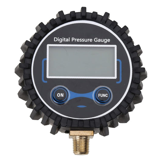1/8 NPT Digital Tire Pressure Gauge Car Bike Motorcycle Tyre Tester Meter Car Accessories Tire Pressure Gauge Car Motorbike Tyre Water Oil Bike Digital Pool Inflator