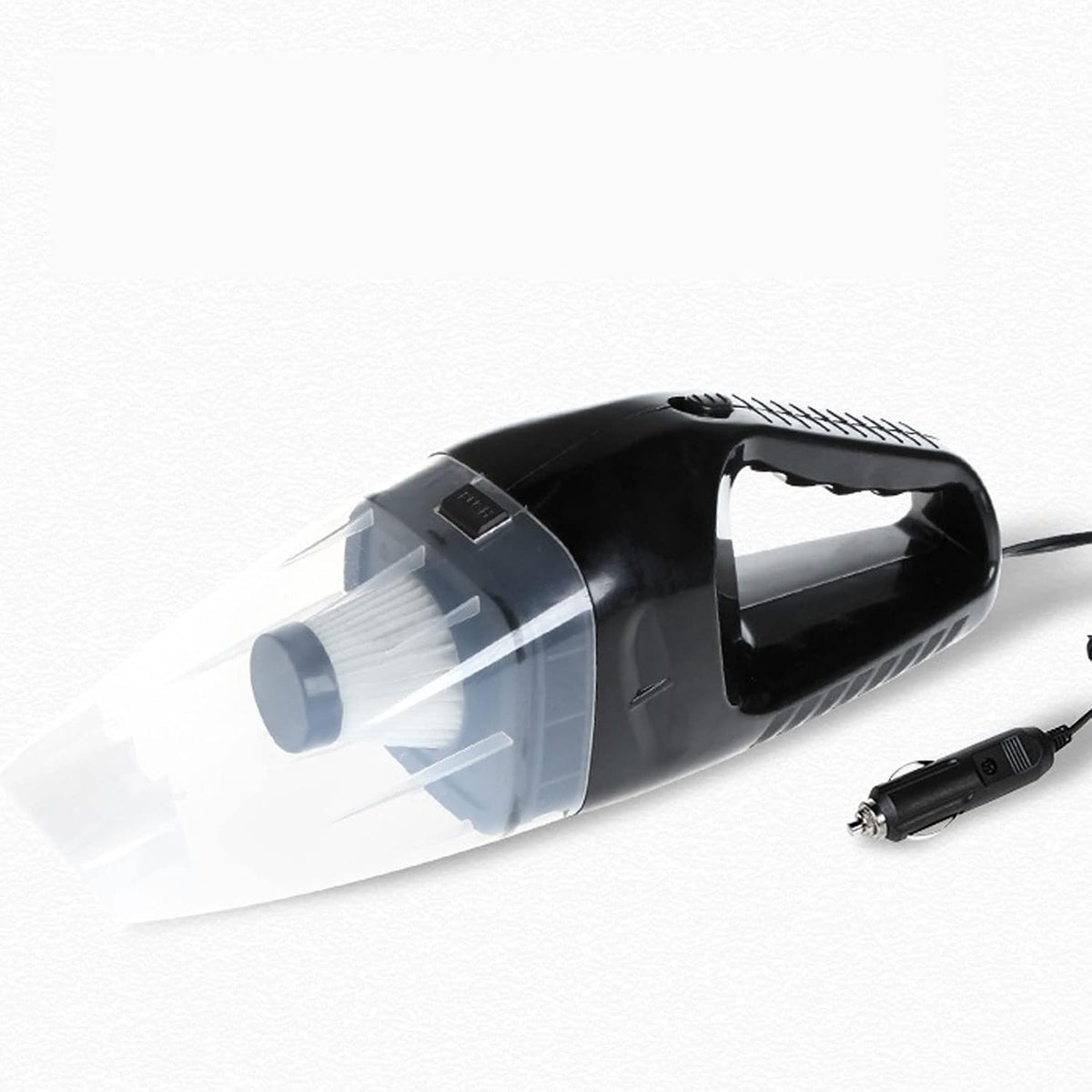 Hard Floor Vacuum 5m Car Mini Vacuum Cleaner Handheld Portable Wet and Dry Car Cleaning Tools (Color : Black)