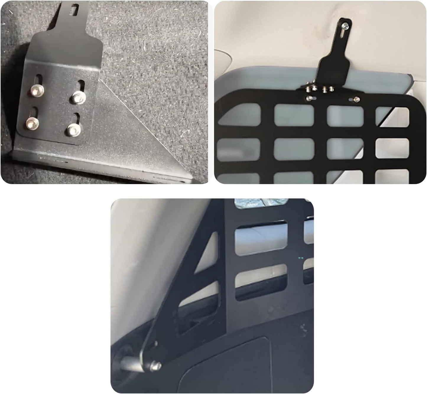 Rear Window Molle Panel Modular Storage Panel System Compatible with 2010-2024 Toyota 4Runner, Rear Cargo Luggage Storage Carrier