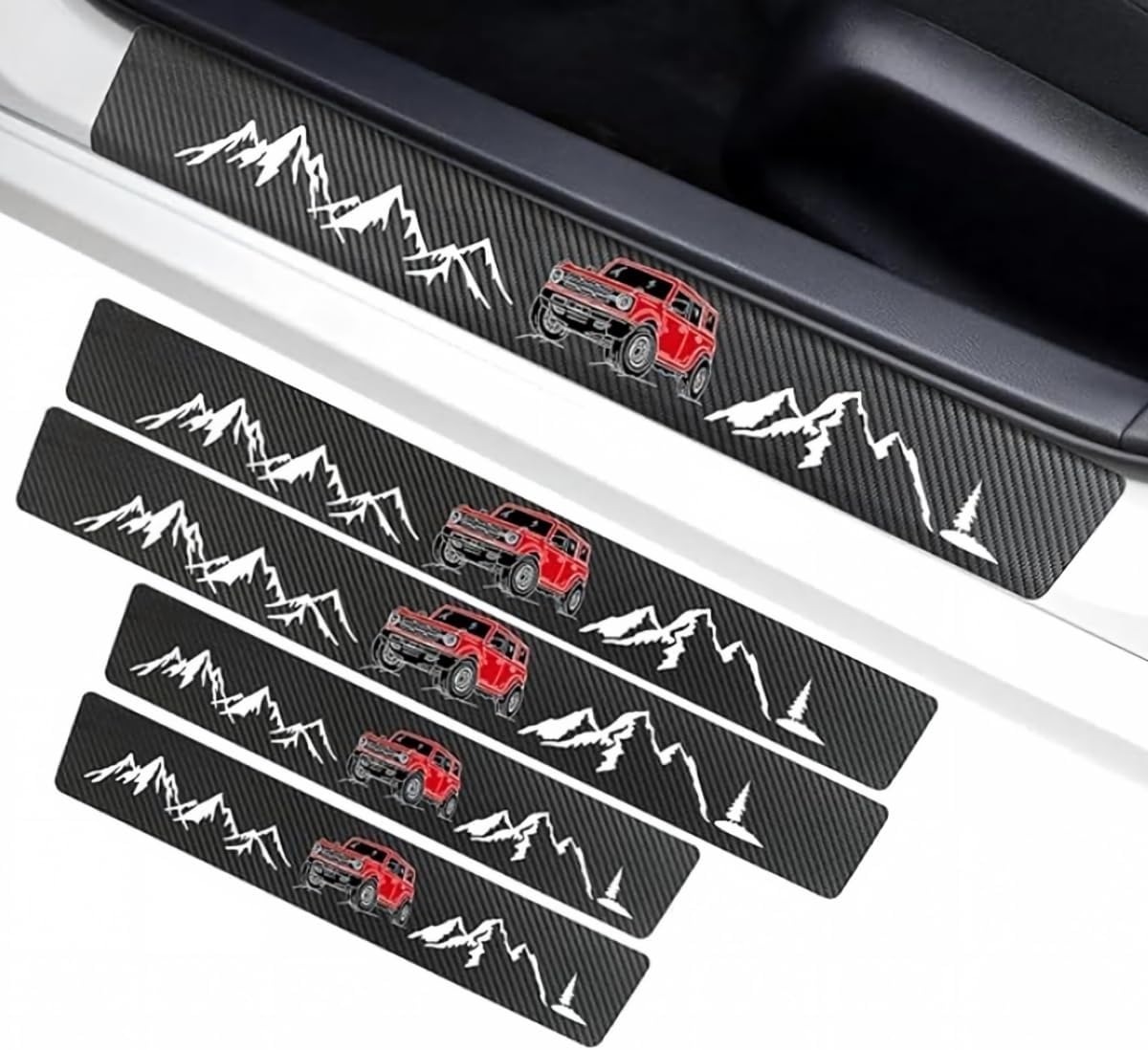 4PCS Car Door Edge Guards, Scratch Protector for All Vehicles