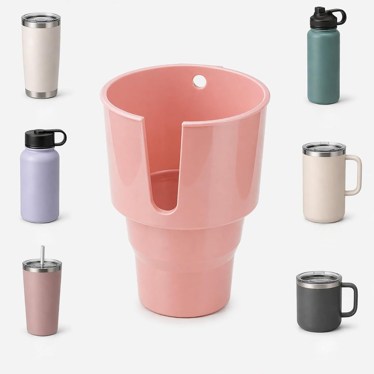 Car Cup Holder Expander for 32-40oz Large Bottles & Tumblers