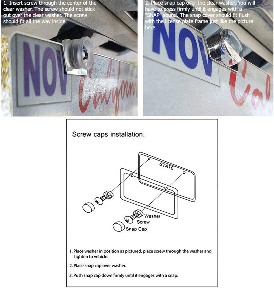 Starry Night License Plate Frame Print Auto Tag Frames Art Oil Painting License Plates Holder 2 Holes Decorative Car Plates Cover Blue for Men Women