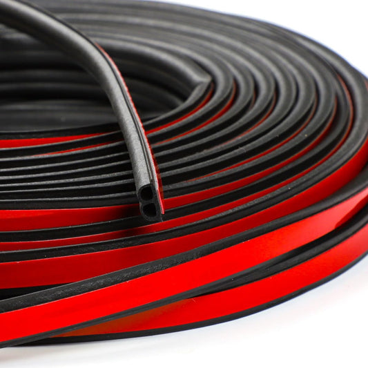 65.6Ft Universal Car Seal Strip, Universal Self Adhesive Auto Rubber Weather Draft Seal Strip,Weatherstrip for Car Window and Door,Engine Cover for Car, Truck, Pickups, Boats, and RVs (65.6Ft)