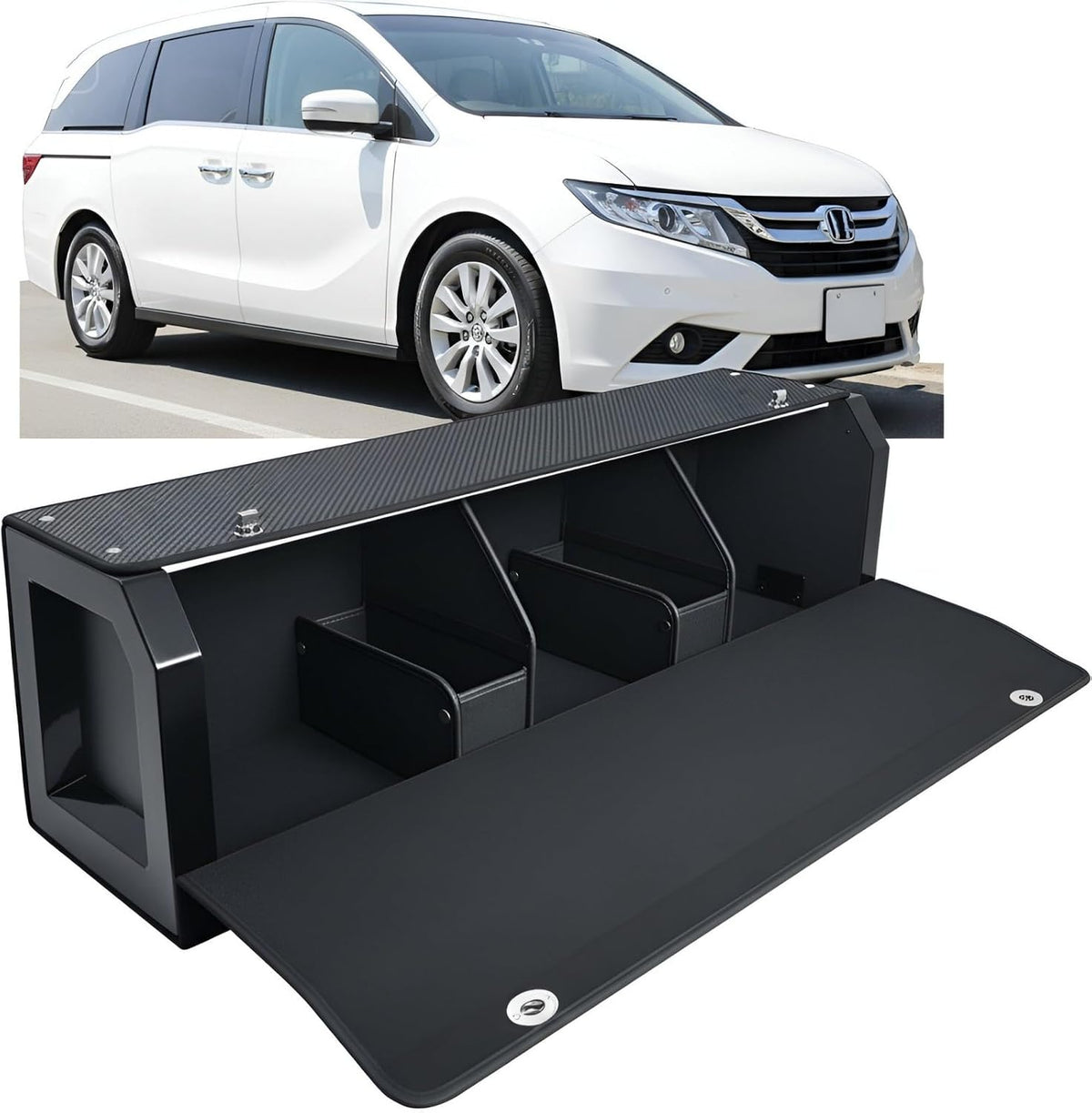 SUV Trunk Organizers and Storage, Waterproof Leather Car Storage Box