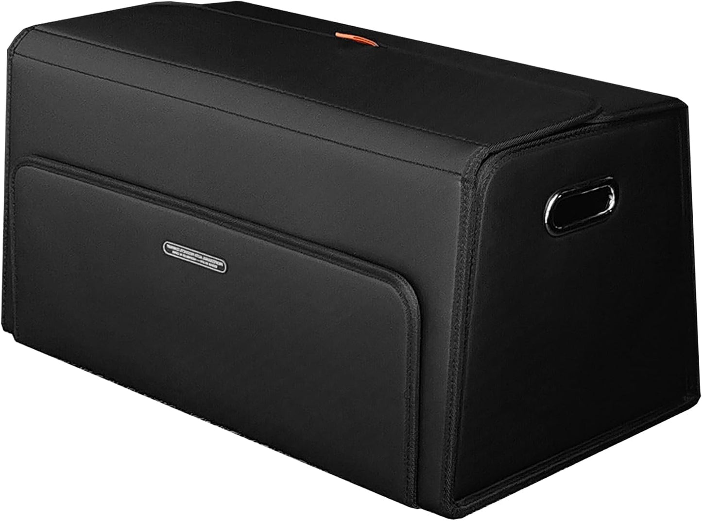 XDV Double-layer Trunk Organizers, Double door Car Storage Solutions and High heel shoes Storage Organizers for SUVs, Sedans, Back Seats and Luxury Vehicles with Lid, Leather, Small, Large (Black, L)