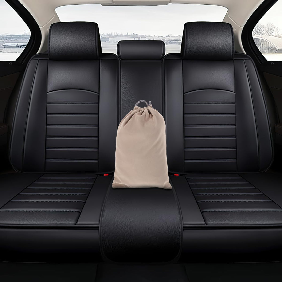 Drawstring Storage Bag for Car Vacuum Cleaner Tools Flocking Cloth Shoe Storage Bag Waterproof Scratch Cover Pouch for Travel Compact Organizer 11.81 X 7.87In