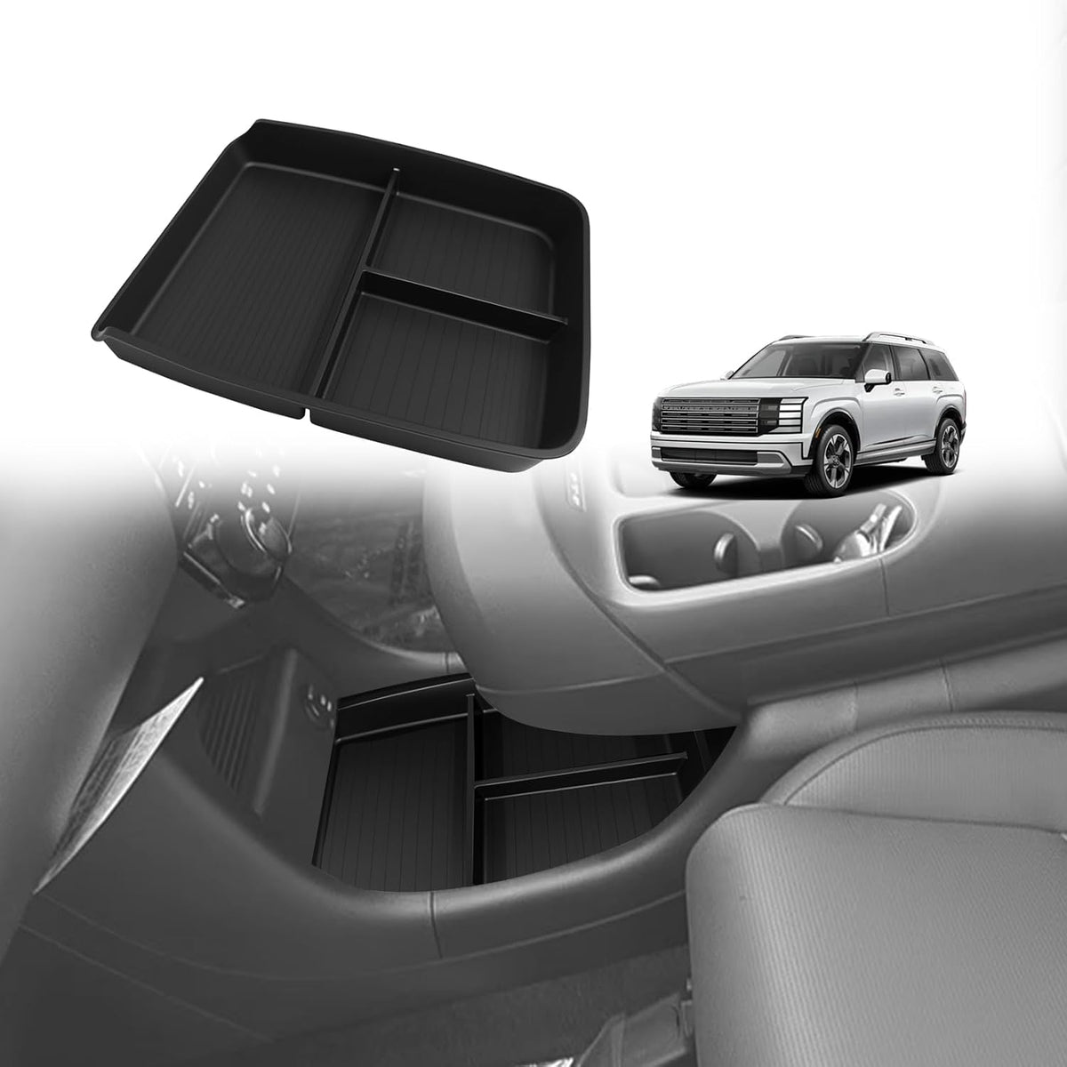 Muslogy Center Console Organizer for 2026 Hyundai Palisade Calligraphy ONLY