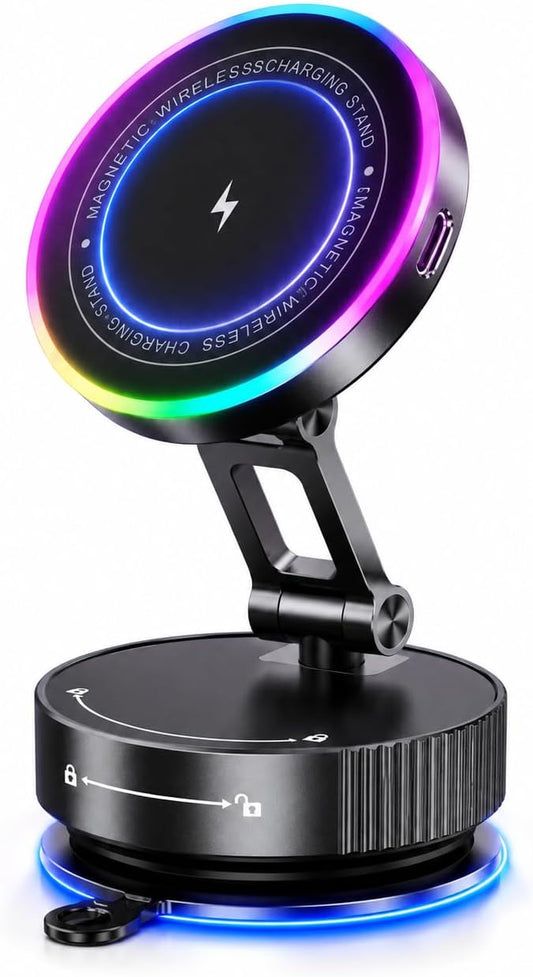 15W Wireless Car Charger Mount, Compatible with MagSafe