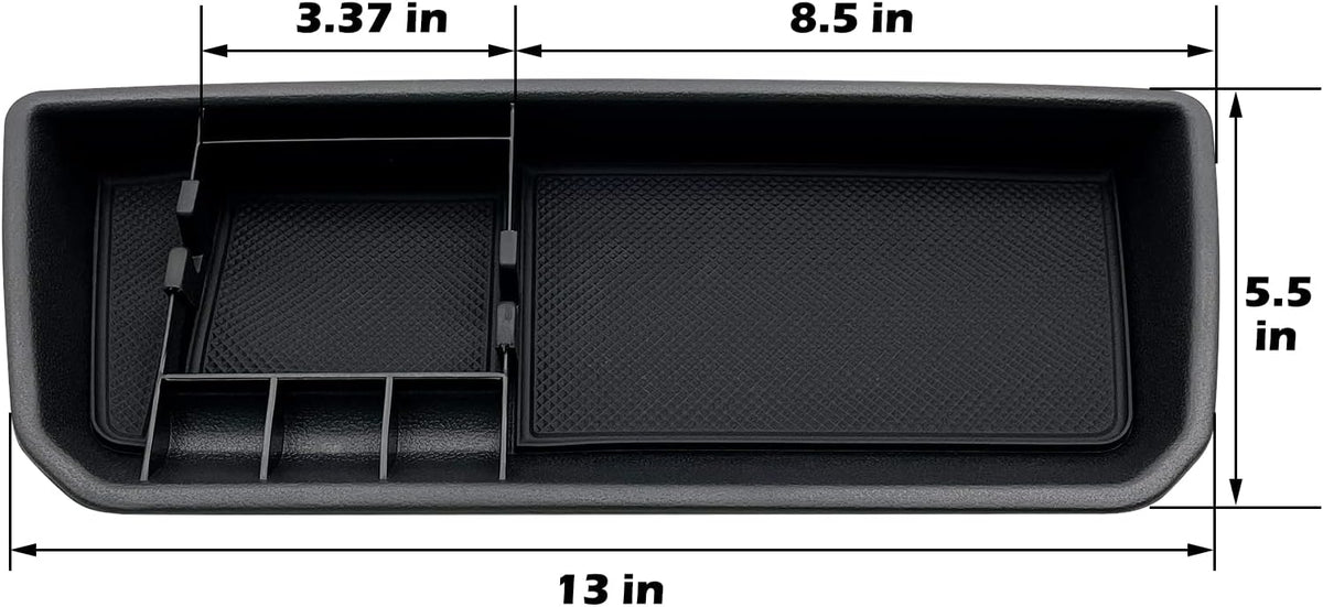 Center Console Organizer fit for VW Atlas and Cross Sport 2018 2019 2020 2021 2022 2023 Interior Storage Box Accessories (Not fit for 2024)