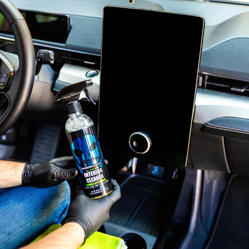 Cobra-Tek Voodoo Ride® All-Purpose Interior Cleaner - Interior All-Surface DYE-Free Cleaner, pH Neutral, UV Protection, Safe on All Interior Surfaces, Fresh New Car Scent