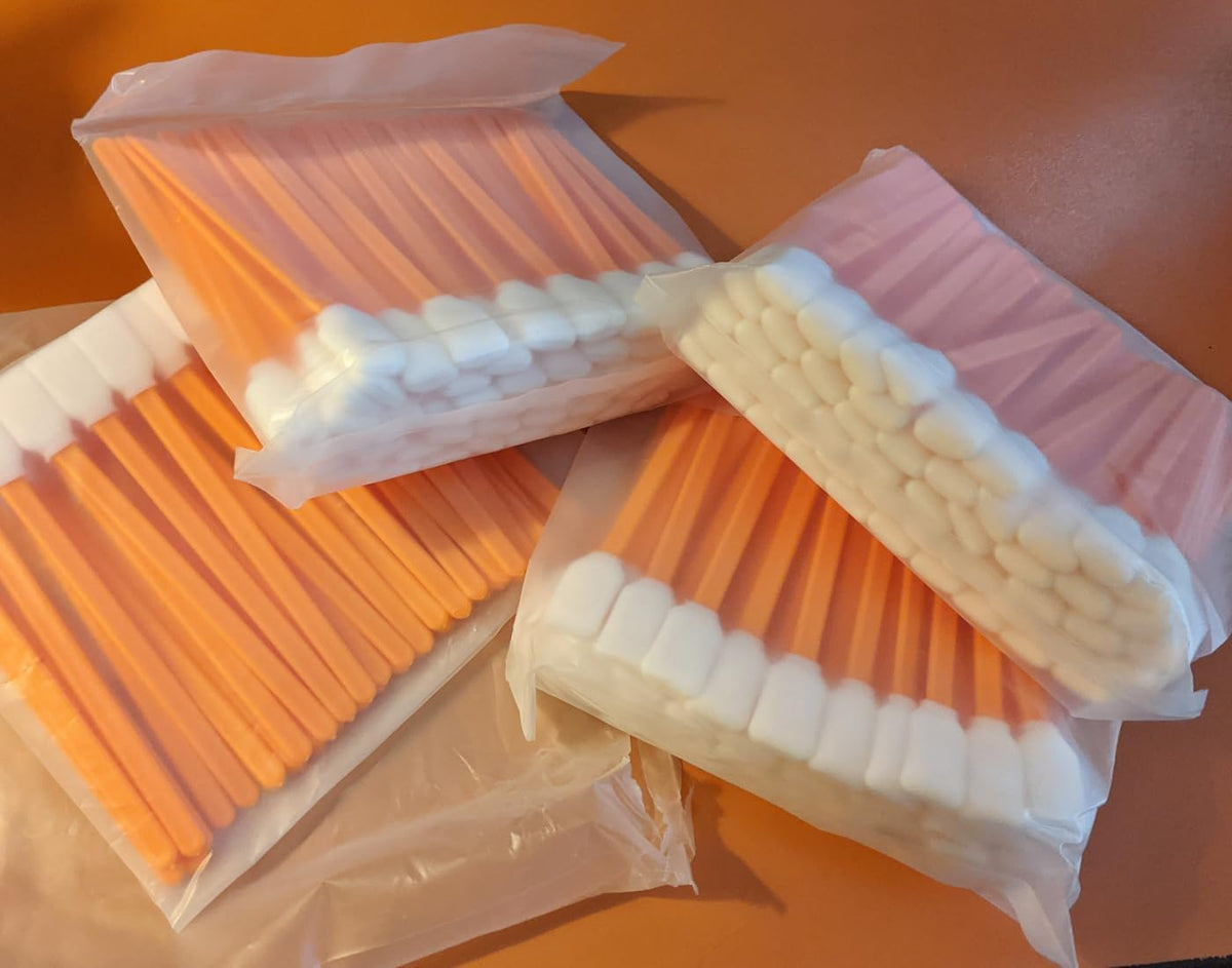 Detail Brushes, Disposable Crevice Cleaning Swabs