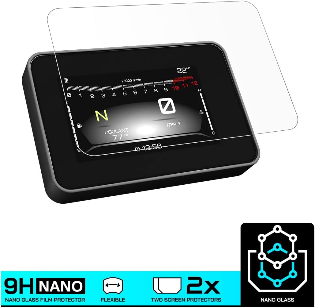 Speedo Angels NANO GLASS Dashboard Screen Protector for MT-07 (2023-) x 2