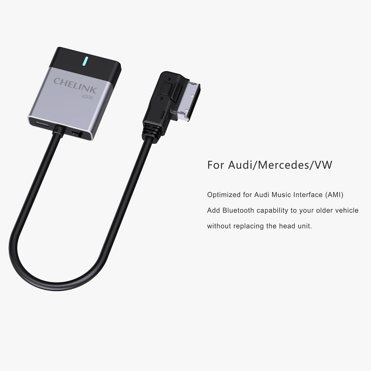 Bluetooth Audio Adapter for Audi AMI MMI, Music Interface Car Kit Cable Fits for MMI 3G System